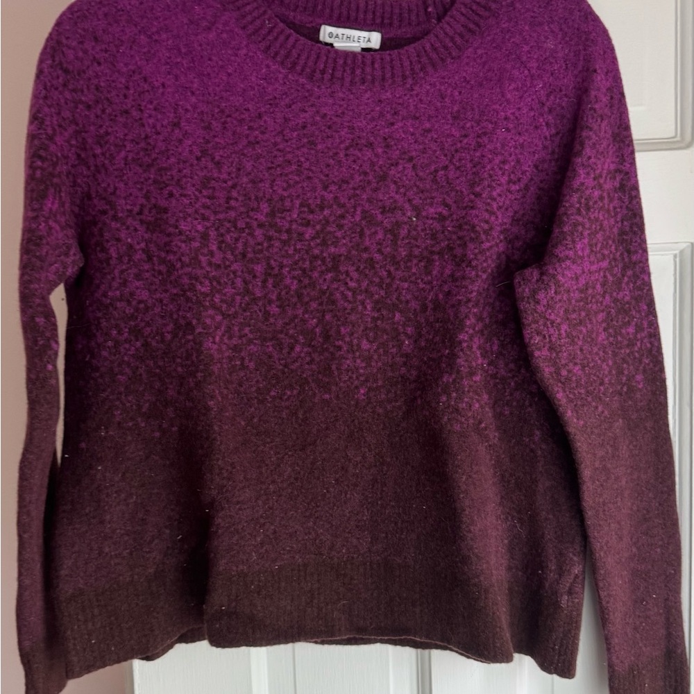 Athleta sweater , used , ombré color size medium